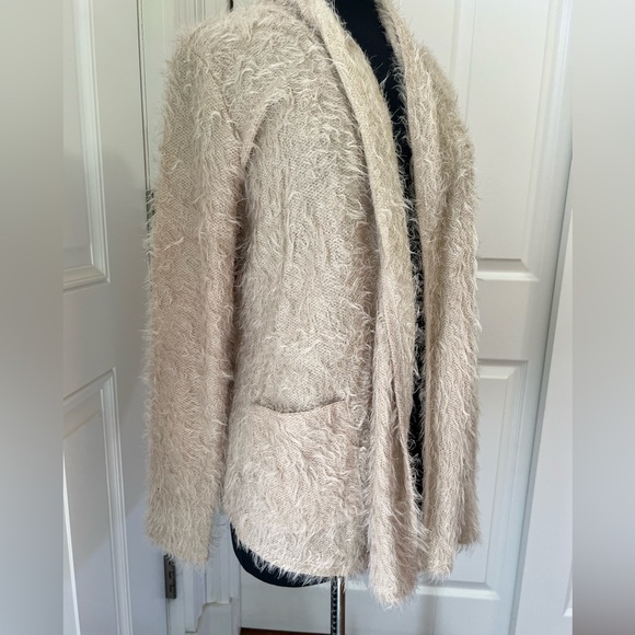 NWT Colleen Lopez Fuzzy Open Cardigan - Picture 3 of 13